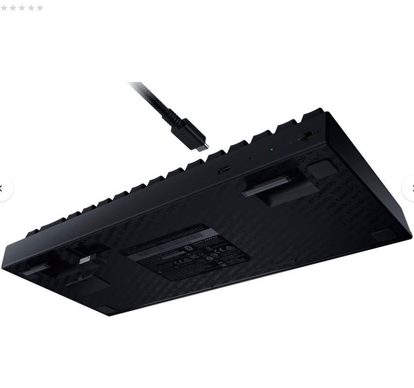 გეიმინგ კლავიატურა Razer Gaming Keyboard BlackWidow V3 Mini HyperSpeed Green Switch WL/BT/USB RU RGB, Black RZ03-03891600-R3R1