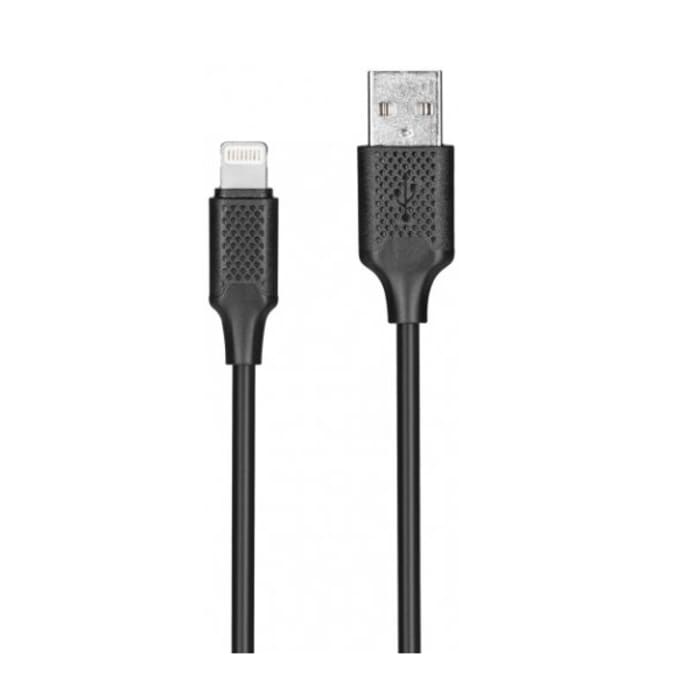 KITs USB 2.0 to Lightning cable, 2A, black, 1m