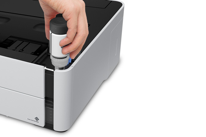 შავთეთრი ბეჭვდის ჭავლური პრინტერი EPSON EcoTank ET-M1170 (C11CH44404) |Monochrome Supertank | up to 6,000 pgs black | 1200 x 2400 dpi | Hi-Speed USB , Wireless 802.11 b/g/n5 , Wired Ethernet (10/100 Mbps) , Wi-Fi Direct | ink 110/111/T532