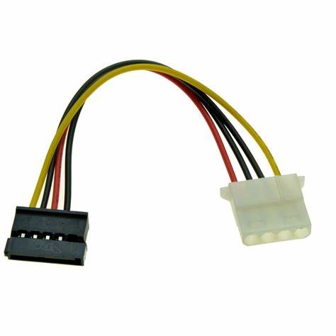 ადაპტერი  Molex 4 Pin Power to 15 pin SATA Female