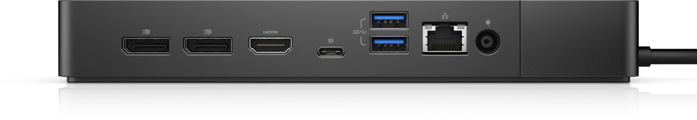 დოკ სადგური Dell WD19S 180W USB Type-C connection, mains power, material: plastic, color: black