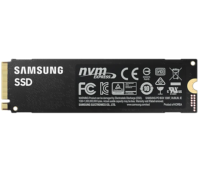 SSD დისკი 2TB Samsung 980 Pro (MZ-V8P2T0BW) internal SSD, M.2, 2000 GB, PCI-E 4.0 x4, NVMe, read: 7000 MB/s, write: 5000 MB/s, TLC