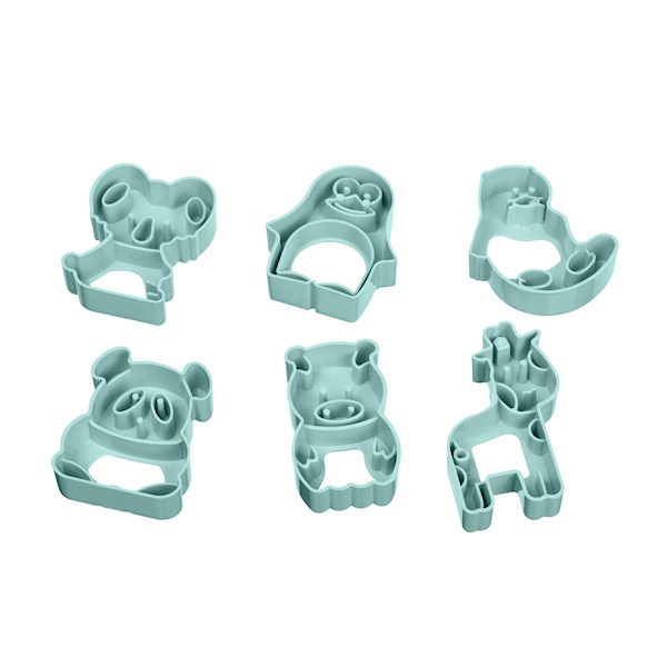  საცხობი ფორმა ARDESTO Animals Biscuit Moulds 6 pcs, tiffany blue
