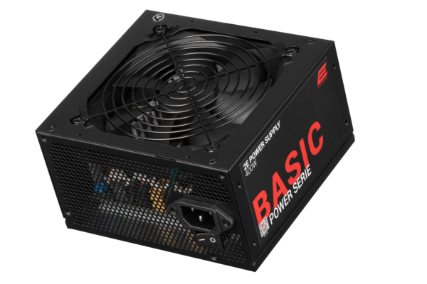 კვების ბლოკი 2E PSU BASIC POWER (400W), 80%, 120mm, 1xMB 24pin(20+4), 1xCPU 8pin(4+4), 3xMolex, 4xSATA, 1xPCIe 8pin(6+2)