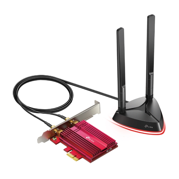 Network Active/ PCI Lan Adapter/ TP-link Archer AX3000E Wi-Fi 6 Bluetooth 5.2 PCIe Adapter