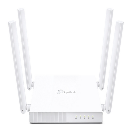 WiFi როუტერი TP-Link Archer C24 AC750 Dual-Band Wi-Fi Router 2.4 GHz/5 GHz, 4× Fixed Antennas, Router, AP, Range Extender, 1× 10/100 Mbps WAN Port,  4× 10/100 Mbps LAN Ports