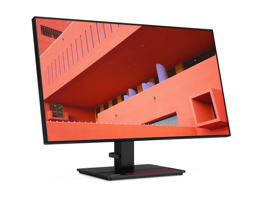 მონიტორი Lenovo 27" ThinkVision P27h-20 (61E9GAT6EU) 27", IPS, 2560x1440 (Quad HD), 6 ms, 350 cd/m2, 178°/178°, HDMI, DisplayPort, RJ-45, USB Type-C, speakers, black