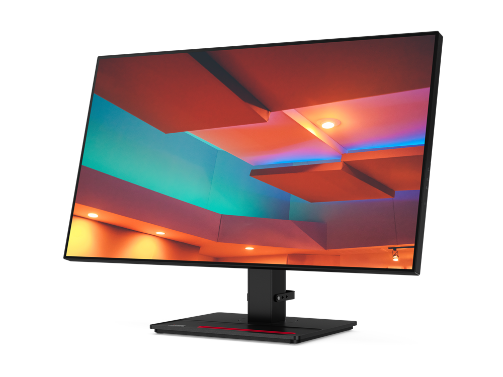 მონიტორი Lenovo 27" ThinkVision P27h-20 (61E9GAT6EU) 27", IPS, 2560x1440 (Quad HD), 6 ms, 350 cd/m2, 178°/178°, HDMI, DisplayPort, RJ-45, USB Type-C, speakers, black