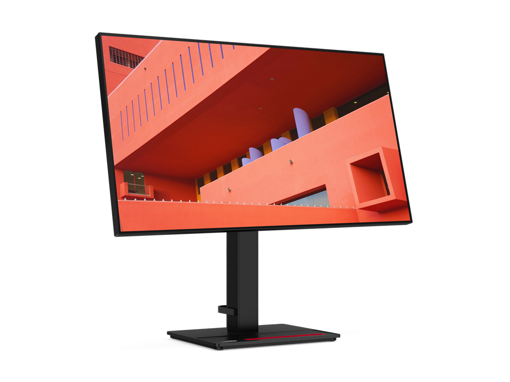 მონიტორი Lenovo 27" ThinkVision P27h-20 (61E9GAT6EU) 27", IPS, 2560x1440 (Quad HD), 6 ms, 350 cd/m2, 178°/178°, HDMI, DisplayPort, RJ-45, USB Type-C, speakers, black