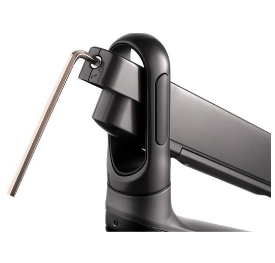 მონიტორის სამაგრი ორი მონიტორისთვის Mounting of monitors 2E Cue (2EDGERED2) Desktop double monitor mount 2E Kiy / 17-32″/ 1070x122x630  Compatibility with VESA mounts, mm 100x100, 75x75