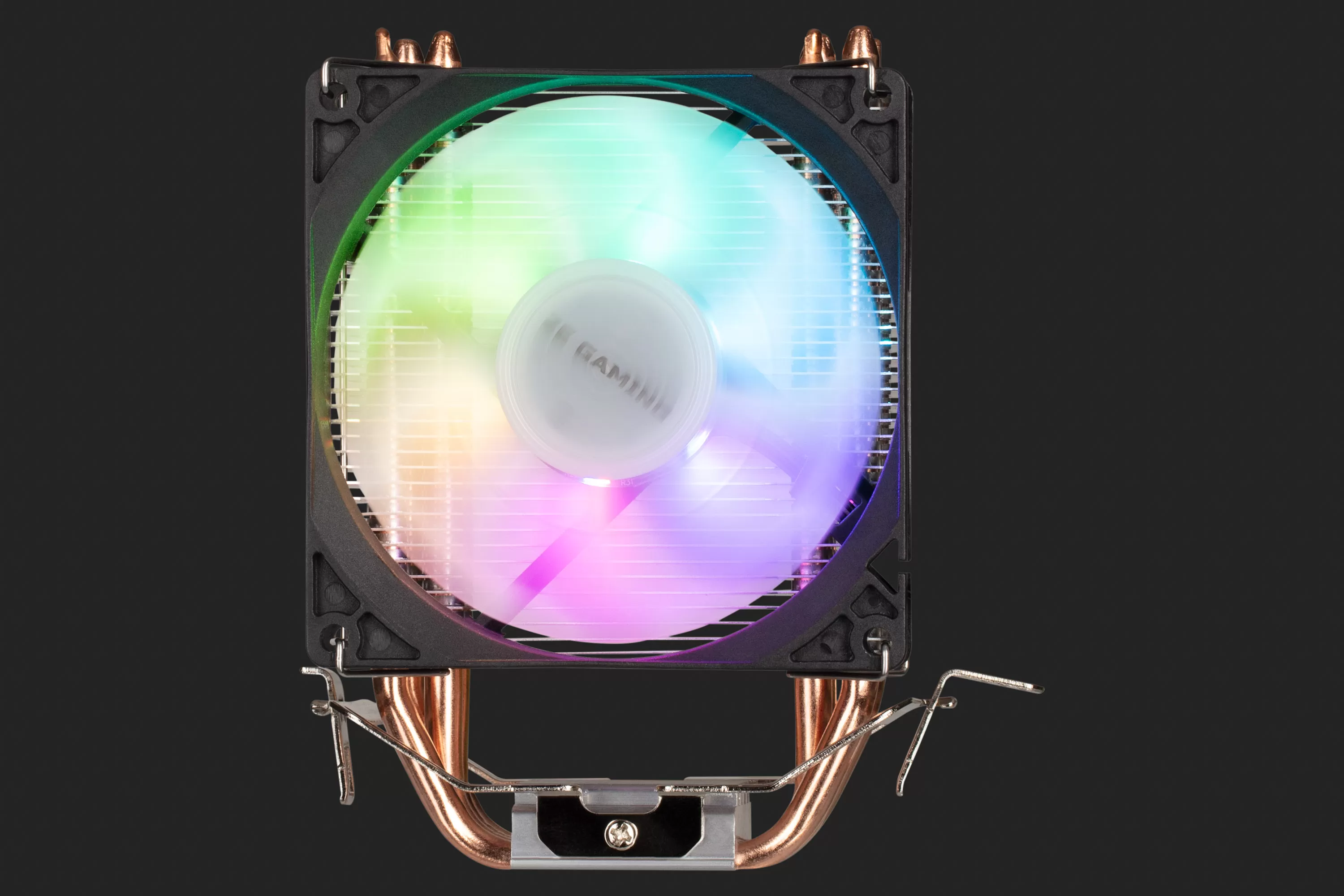 ქულერი 2E GAMING CPU cooling system  AIR COOL (AC90D4-RGB) RGB,775,115X,1366,1700 FM1,FM2,AM2,AM2+,AM3,AM3+,AM4, 90mm,2510-4pin, TDP 130W