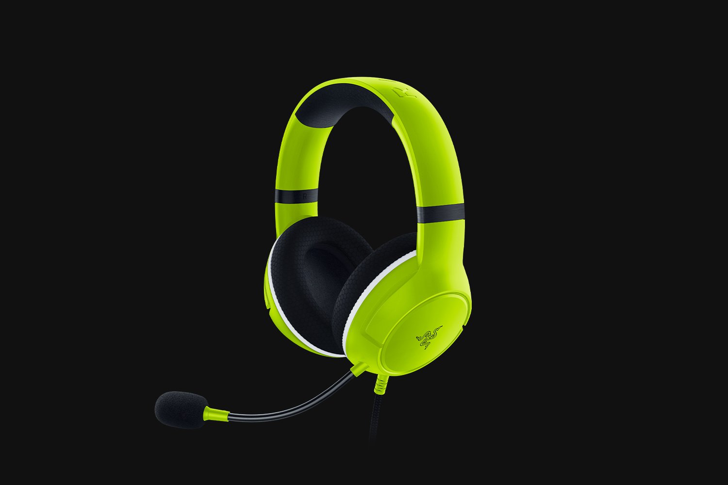ყურსასმენი Razer RZ04-03970600-R3M1 Kaira X, for Xbox - Electric Volt Gaming Headset, Wired, 3.5mm, Green