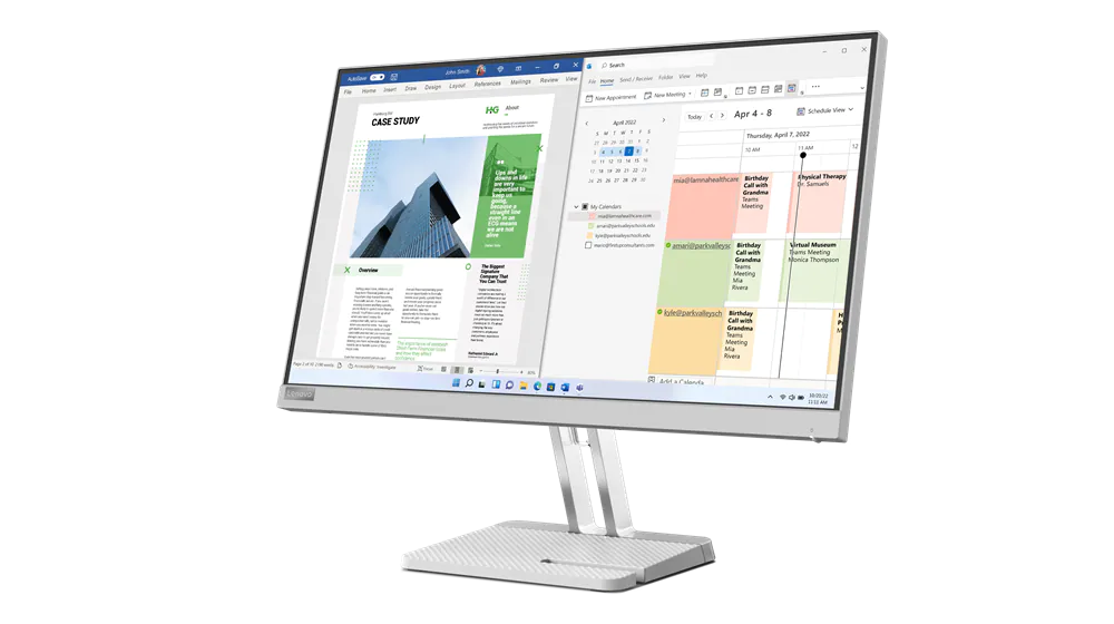 მონიტორი Lenovo/ L25e-40 24.5 FHD VA 1920x1080 4ms Cloud Grey 67ADKAC4EU