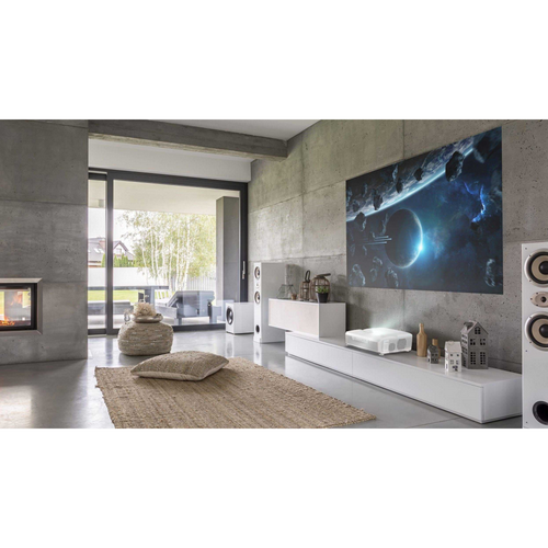 პროექტორი Acer DLP Projector- GM712 (4k) 3840x2160px (16:9)  - Contrast Ratio 10,000:1 -full speed in FHD at up to 240Hz (PC) and 120Hz (PS5/X BOX Series X) with variable refresh rate. ; Wireless CapabilityMiracast Wi-Fi; Standard   Mode Brightness 4000 lm -  Economy Mode Lamp Life 10 000 Hour (MR.JUX11.001)