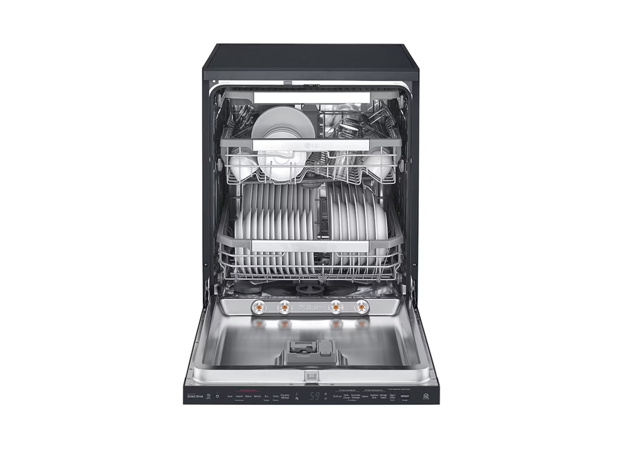 ჭურჭლის სარეცხი მანქანა  LG DFB325HM.ABMPARA  Display/ A+++/Sets 14 / 41DB/ 85 x 60 x 60/ Black /Programs 8/ 3 rd Bascket