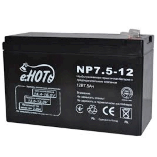აკუმულატორი ENOT NP7.5-12 battery 12V 7.5 Ah