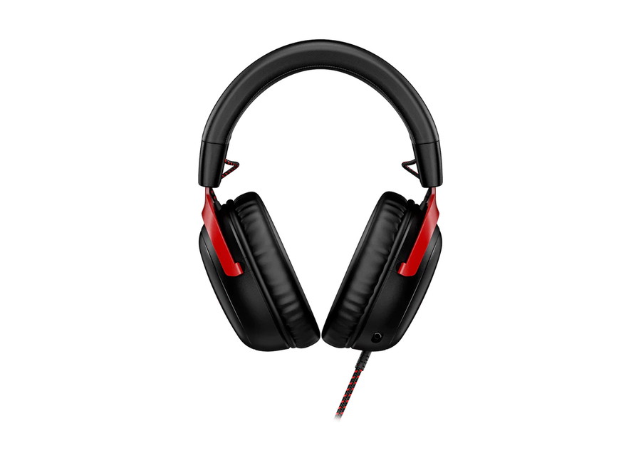 ყურსასმენი HP/ HyperX Cloud III – Wired Gaming Headset, PC, PS5, Xbox Series X|S Black/Red (727A9AA)