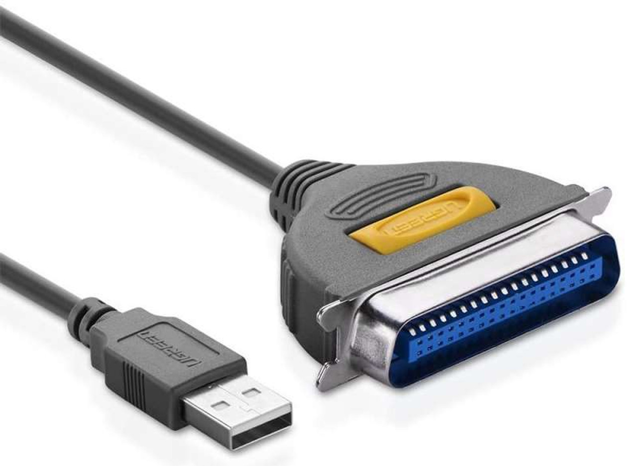 პრინტერის კაბელი UGREEN CR124 (20225) USB to CN36 IEEE1284 Parallel Printer Cable 2m