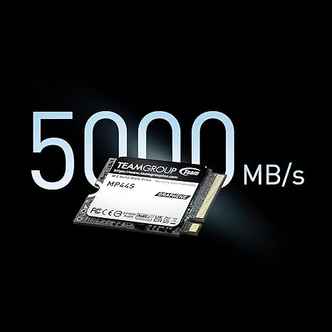 SSD დისკი TEAM M.2-2230 PCI-E Gen4x4 MP44S 1TB RETAIL | NVMe | (R/W Speed up to 5,000/3,500MB/s) | TM5FF3001T0C101
