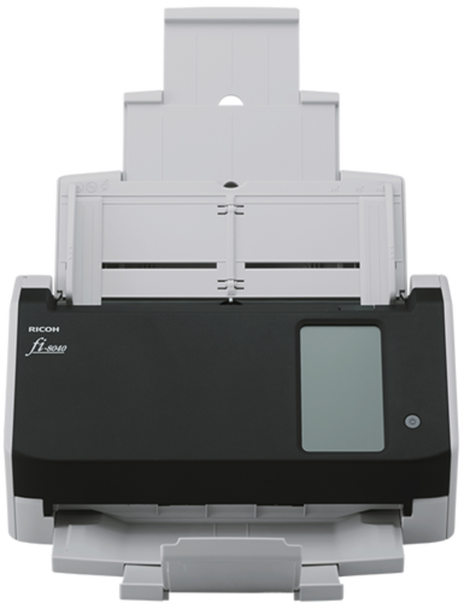 Scanner/ Fujitsu/ Fujitsu Sheetfed Document Scanner fi-8040 4.3" LCD Touchscreen/40 ppm/80 ipm/ 600 dpi / ADF 50 sheets/ USB 3.2 GB Ethernet RJ45 / 6000 Sheet/Day