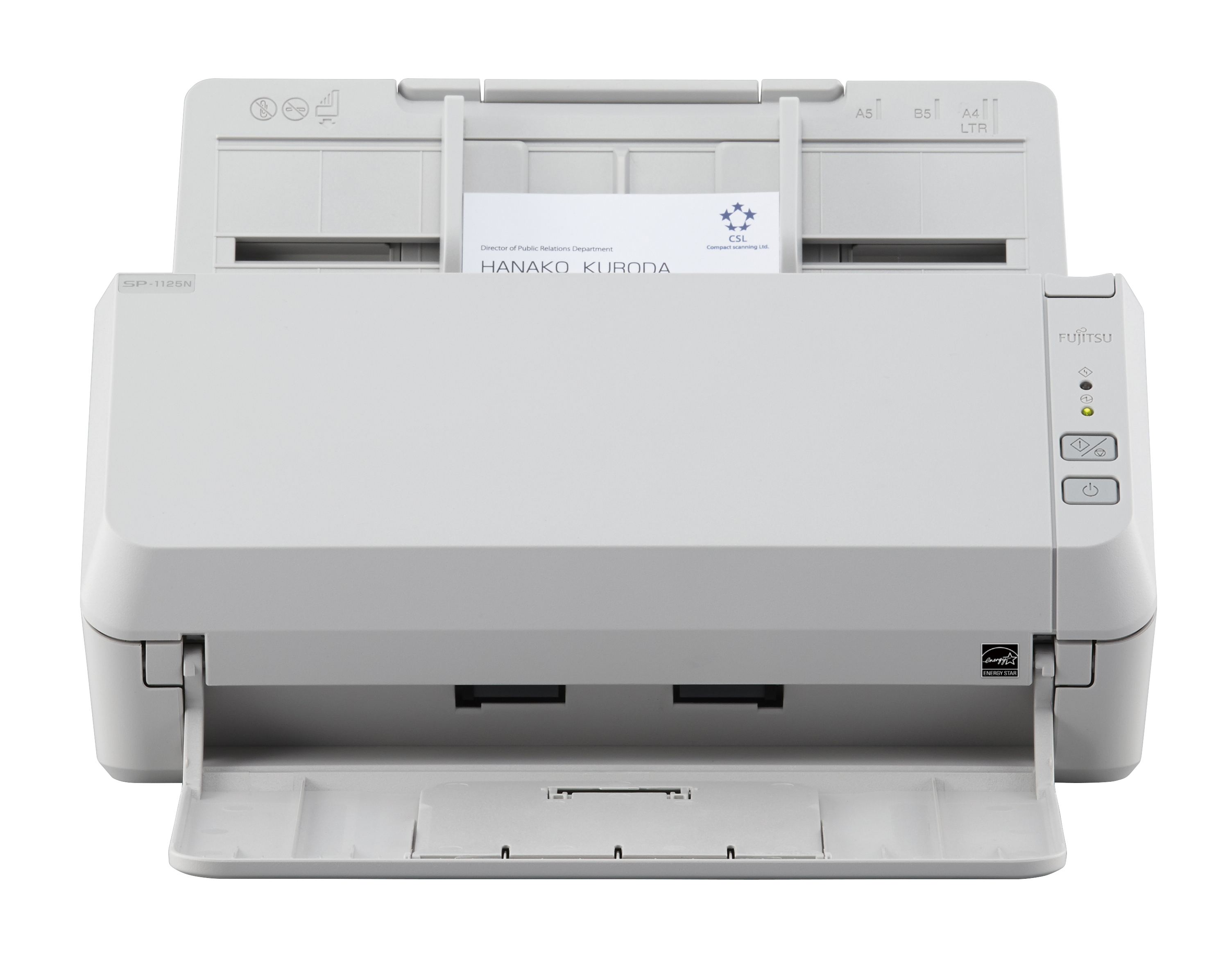 დოკუმენტების სკანერი Fujitsu (Ricoh) Sheetfed Document Scanner SP-1125N /25 ppm/50 ipm/ 600 dpi / ADF 50 sheets/ USB 3.2 GB Ethernet RJ45 4000 Sheet/Day