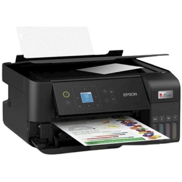 ჭავლური პრინტერი Epson EcoTank L3560 (C11CK58404) | A4 | Print, copy & scan | 4 colour | 4.800 x 1.200 DPI | 103 ink | Hassle-free ink tank system |