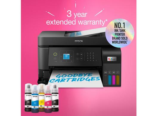 ჭავლური პრინტერი EPSON EcoTank L5590 (C11CK57404) | A4 multifunction printer with ADF Print, copy, scan | 4.800 x 1.200 DPI | 103 ink