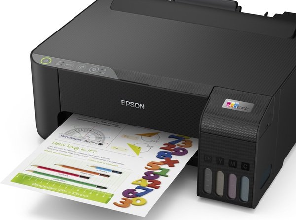 ჭავლური პრინტერი EPSON Printer  EcoTank L1250 with Wi-Fi (C11CJ71404) A4, Display, 5760 x 1440 dpi, 33.0 ppm/15.0 ppm (draft), 10.0 ipm/5.0 ipm*(ISO), USB, Wi-Fi, INK C13T00S(1-4)4A (N103)