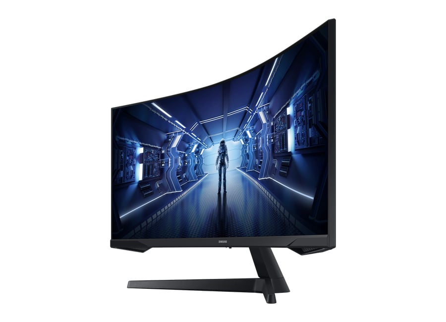 მონიტორი Samsung Gaiming Odyssey G5 LC34G55TWWIXCI Curved 34" | 3,440 x 1,440 | VA | 21:9 | 250 CD/M² | 165 HZ | 2500:1 | 1 ms |  HDMI ; DisplayPort