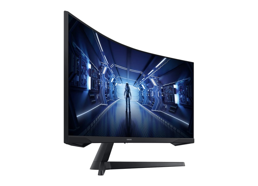 მონიტორი Samsung Gaiming Odyssey G5 LC34G55TWWIXCI Curved 34" | 3,440 x 1,440 | VA | 21:9 | 250 CD/M² | 165 HZ | 2500:1 | 1 ms |  HDMI ; DisplayPort