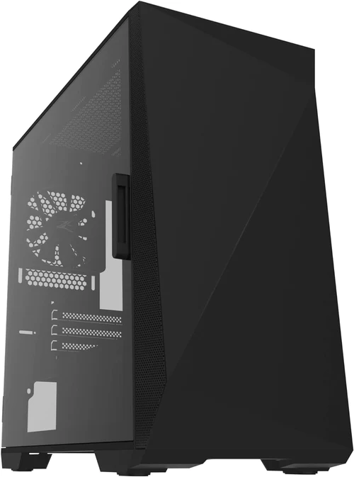 ქეისი Zalman Computer case Z1 Iceberg, without PSU, 2xUSB3.0, 1xUSB2.0, 3x120mm Black fans, TG Side Panel, mATX, Black