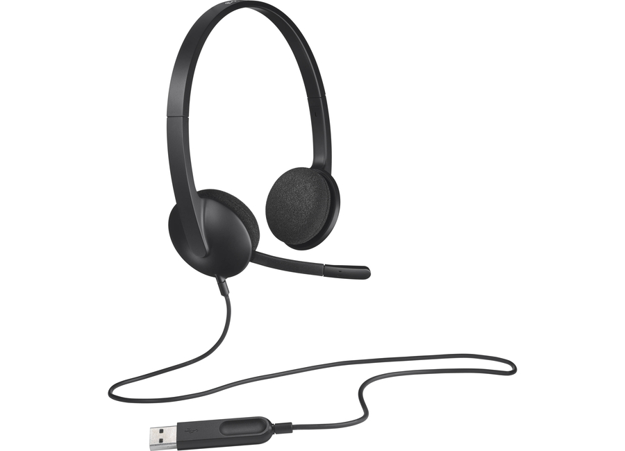 ყურსასმენი Logitech LOGITECH Corded USB Headset H340 - EMEA - BLACK (V5L981000475)