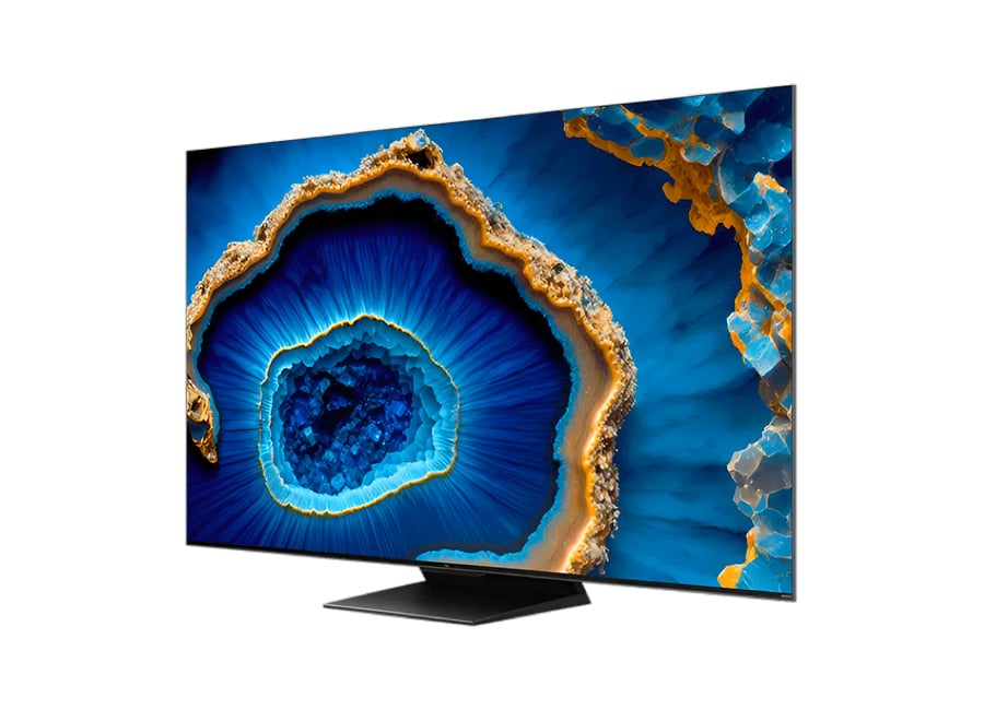 ტელევიზორი QLED TCL QD-mini LED TV 55"(140cm)/ 55C755/M653G1S-RU/GE (2023) QD-mini LED 4K Google TV ; 1300nit; 144Hz VRR; IMAX Enhanced