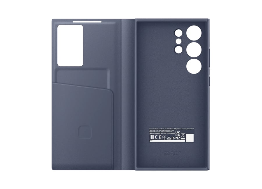 ტელეფონის ქეისი  Samsung Galaxy S24 Ultra Smart View Wallet Case Violet (EF-ZS928CVEGRU)
