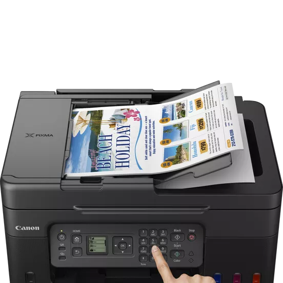 პრინტერი Canon 5807C009AA Pixma G4470, MFP, A4, Wi-Fi, USB, Black | Print, Scan, Copy & Fax with ADF, WiFI and Cloud |  GI-41