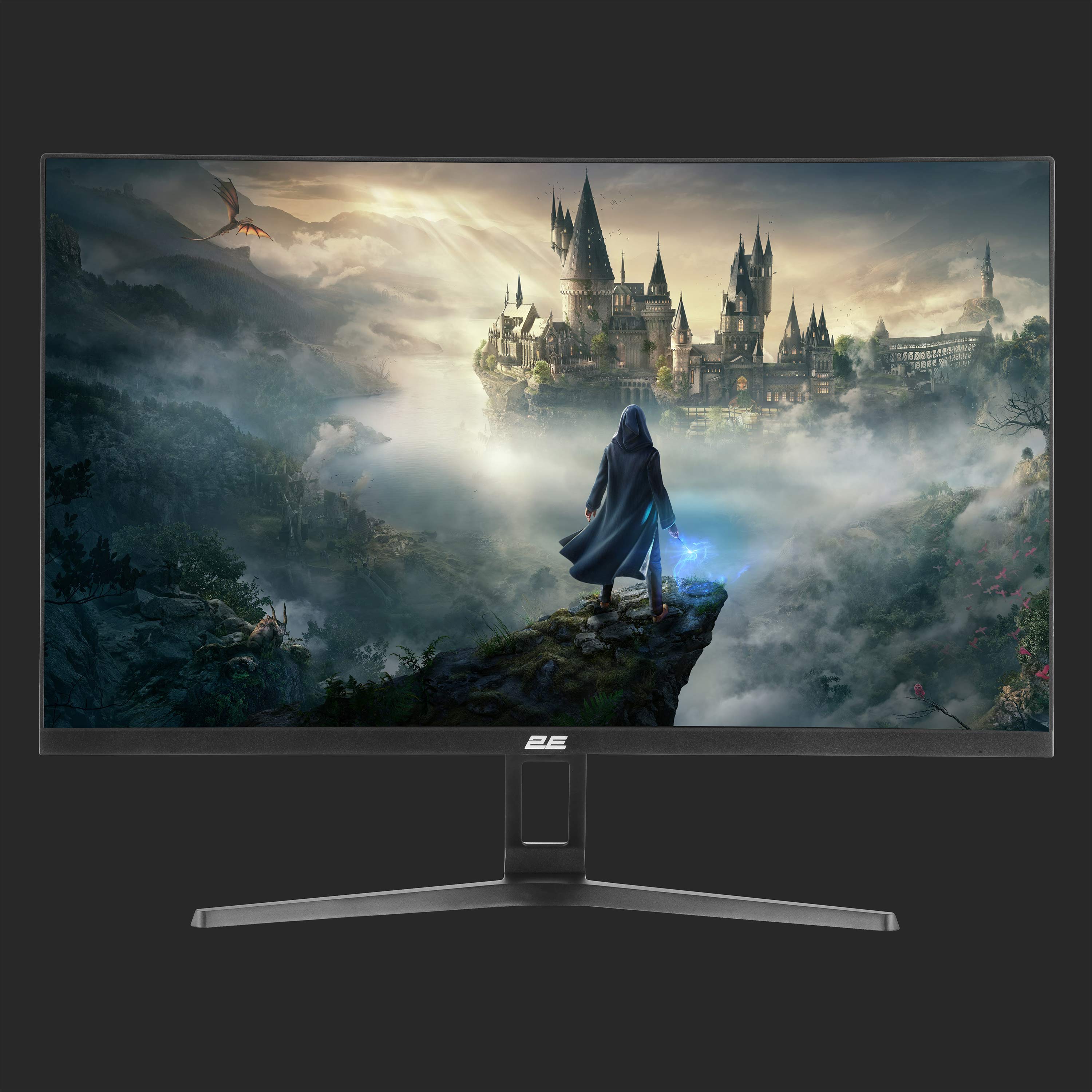 მონიტორი 2E Monitor GAMING 27" R2723BV 1920x1080 HDMI, DP, VA, 165Hz, 6ms, CURVED, FreeSync, 4000:1, Frameless display 2YrW