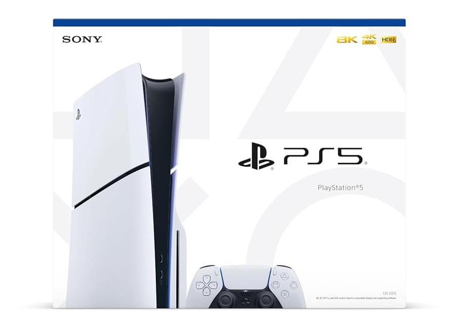 სათამაშო კონსოლი Playstation 5 console Slim  with  CD version  white  D  Chassis  /PS5
