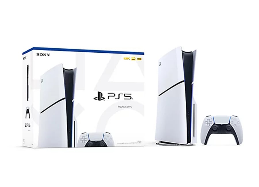 სათამაშო კონსოლი Playstation 5 console Slim  with  CD version  white  D  Chassis  /PS5