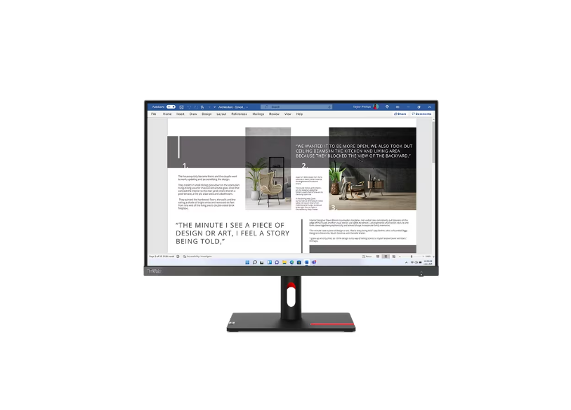 მონიტორი Lenovo ThinkVision S27i-30 27'FHD IPS 4ms 100Hz 300 nits 1300:1 2x HDMI VGA 3Y