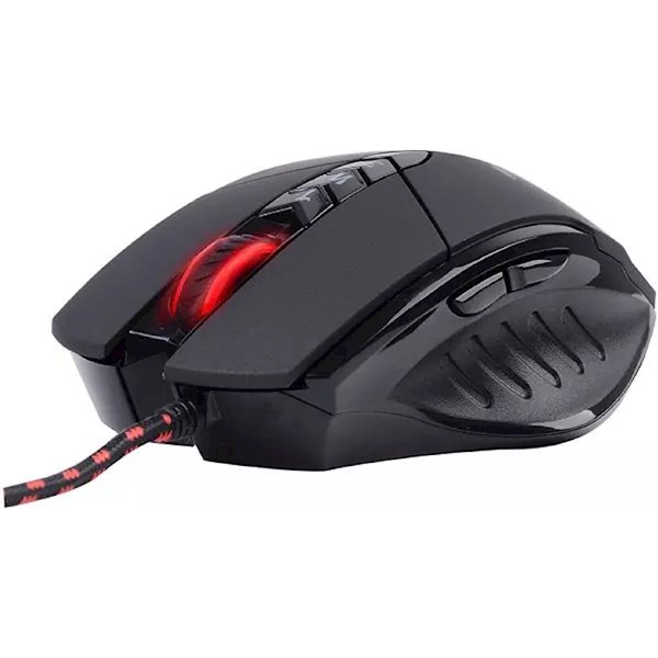 მაუსი Bloody V7M Gaming Mouse V7M with metal feet USB (Black) | 3200 CPI | Button Numbers: 8 | 1.8 M | Net Weight: 140 g (w/ cable), 103 g (w/o cable)