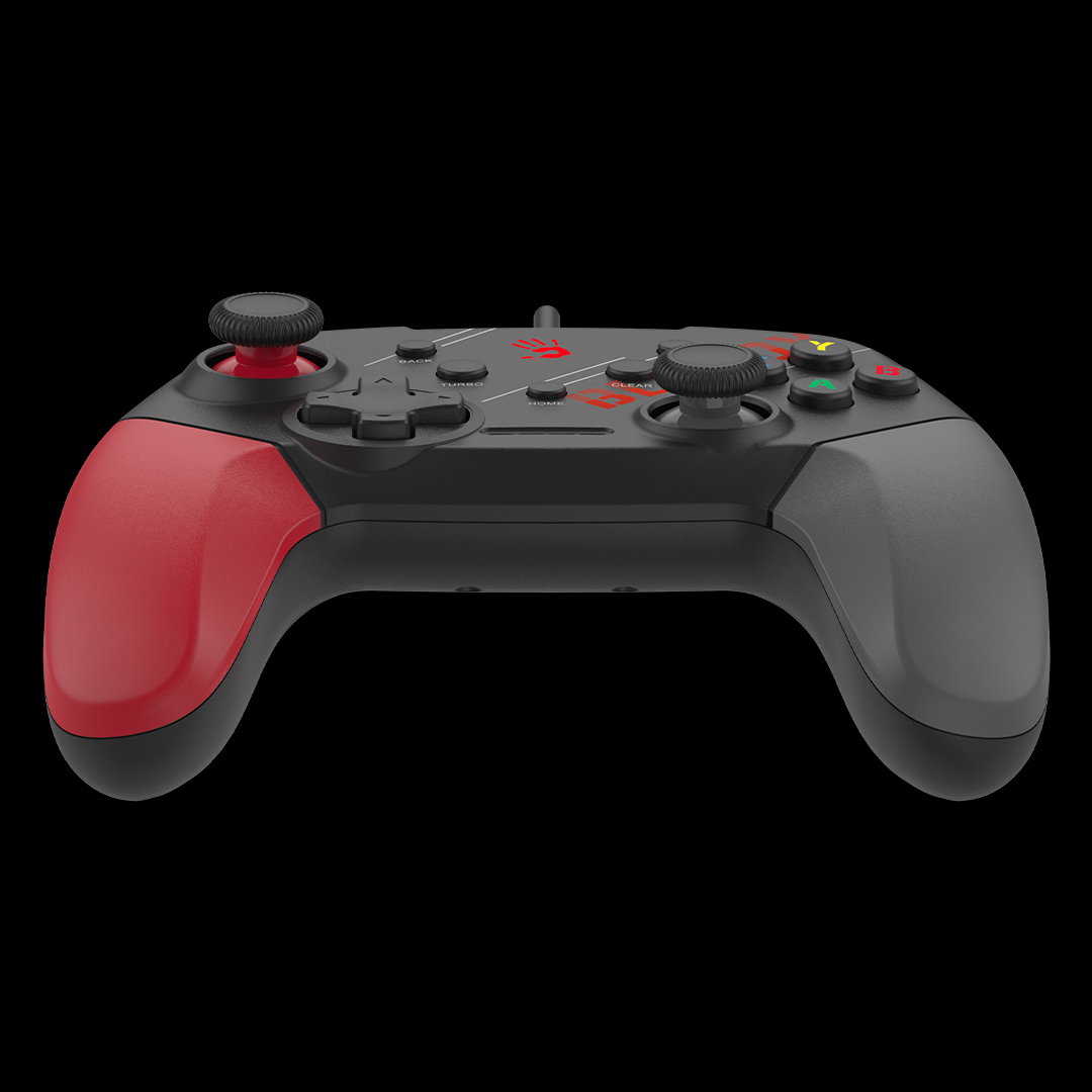 ჯოისტიკი Bloody GP30 Wired Gamepad USB (Sports Red) | Combine with A/B/X/Y/LZ/RZ/L/R | High Precision 360° Analog Joysticks | Cable Length: 180cm