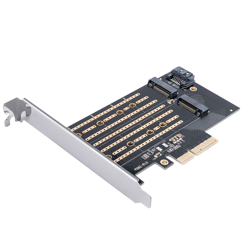 ადაპტერი ORICO-PDM2-BP M.2 NVME to PCI-E 3.0 X4 Expansion Card | M-key/B-Key | PCI-e 3.0 Gen3 X4 | 2230/2242/2260/2280, PCI-E Channel NVME/SATA | 32Gbps(theoretical speed)(NVME protocol),6Gbps(theoretical speed)(SATA protocol) | Supported Capacity2TB Single Disk,4TB total