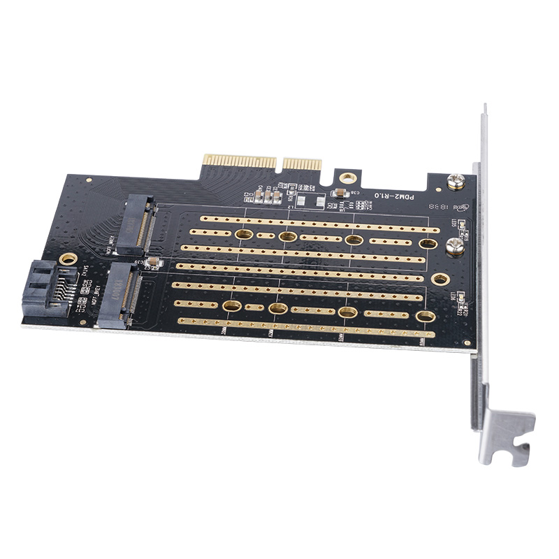 ადაპტერი ORICO-PDM2-BP M.2 NVME to PCI-E 3.0 X4 Expansion Card | M-key/B-Key | PCI-e 3.0 Gen3 X4 | 2230/2242/2260/2280, PCI-E Channel NVME/SATA | 32Gbps(theoretical speed)(NVME protocol),6Gbps(theoretical speed)(SATA protocol) | Supported Capacity2TB Single Disk,4TB total