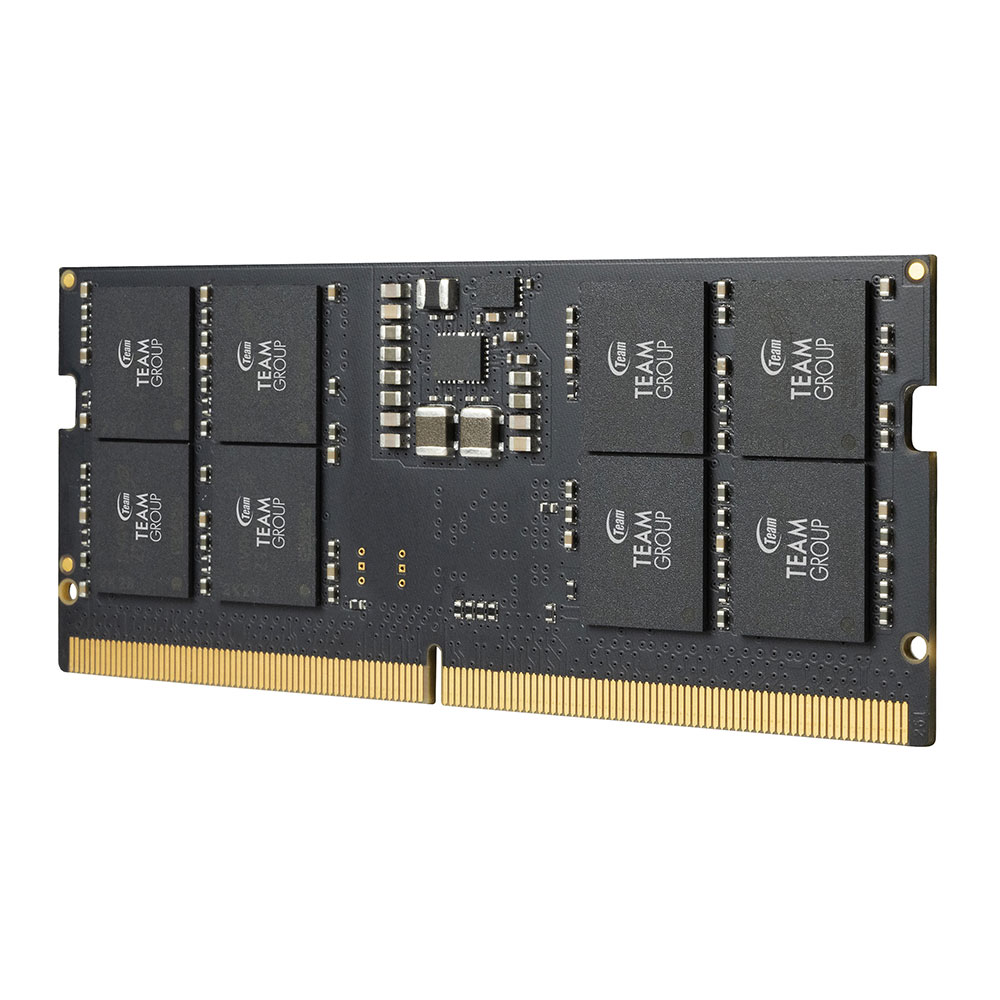 ნოუთბუქის ოპერატიული მეხსიერება TEAMGROUP SODIMM 16GB TEAM ELITE DDR5 LAPTOP MEMORY 16GB(1x16GB) 5600MHz CL46 Non-ECC Unbuffered 1.1V 1Rx8 Single Rank (TED516G5600C46A-S01)
