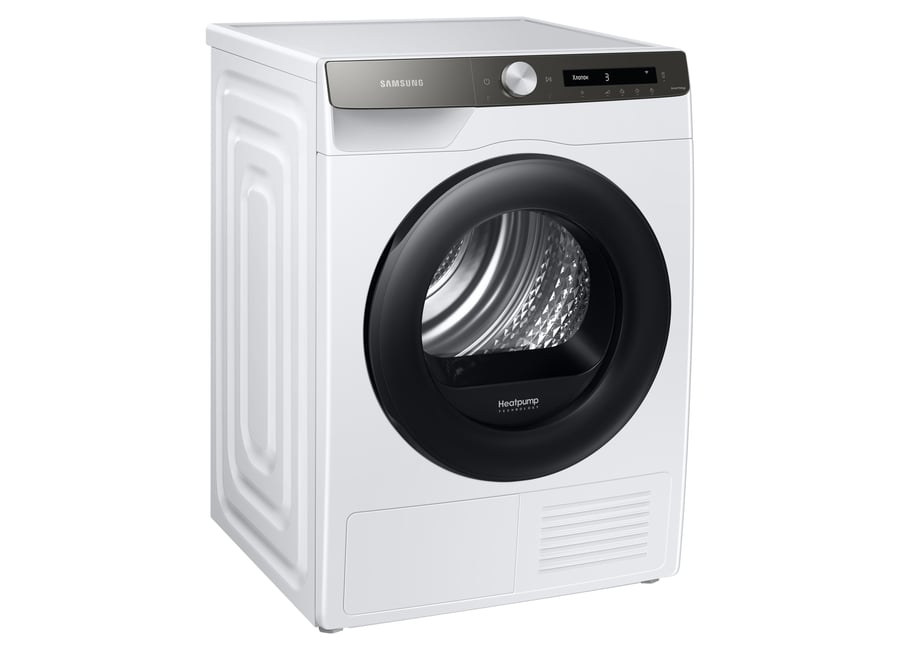 საშრობი  Samsung/ (Promo) საშრობი Samsung DV90T5240AT/LP - 9KG, Heat Pump, 60x60x85, A+++, White