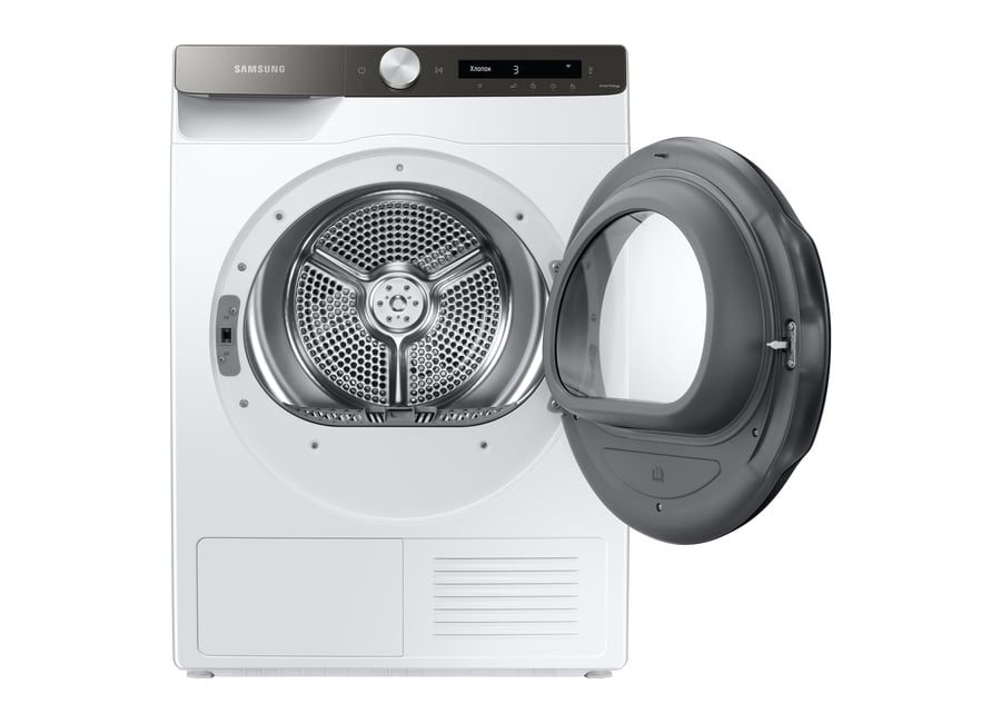 საშრობი  Samsung/ (Promo) საშრობი Samsung DV90T5240AT/LP - 9KG, Heat Pump, 60x60x85, A+++, White