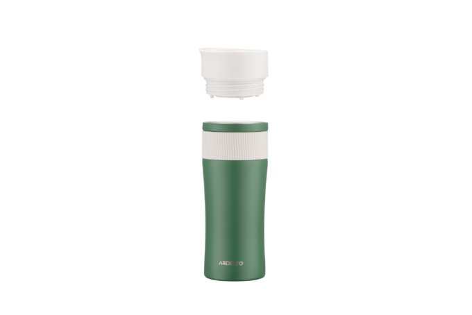 თერმოსი  Ardesto Travel mug CaldoCup, 450ml, stainless steel, green (AR2645GC)