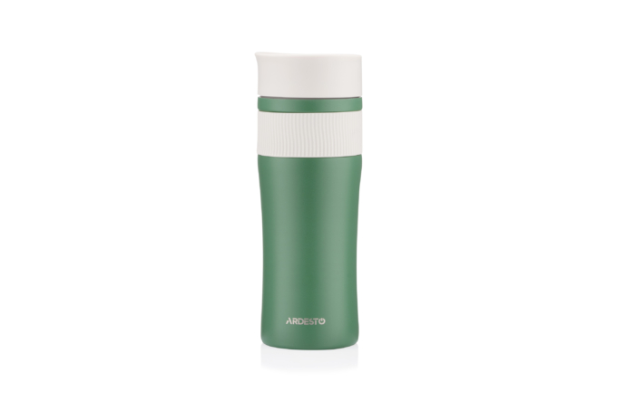 თერმოსი  Ardesto Travel mug CaldoCup, 450ml, stainless steel, green (AR2645GC)