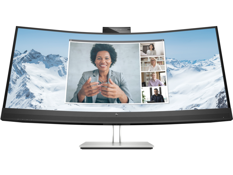 HP E34m G4 WQHD Curved USB-C Conferencing Monitor