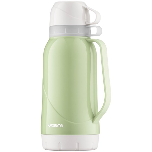  თერმოსი  Ardesto Vacuum flask Gemini Gourmet, 1800ml, plastic, borosilicate glass, green